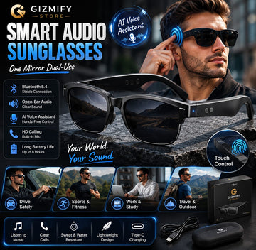 3D Bluetooth Sleep Eye Mask with Built-in Stereo Speakers & Wireless Music Control