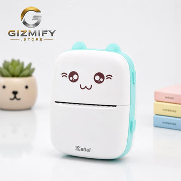 Mini Bluetooth Thermal Printer – Portable Pocket Inkless Wireless Printer for Android & iOS | Labels, Notes, Receipts & Photo Printing